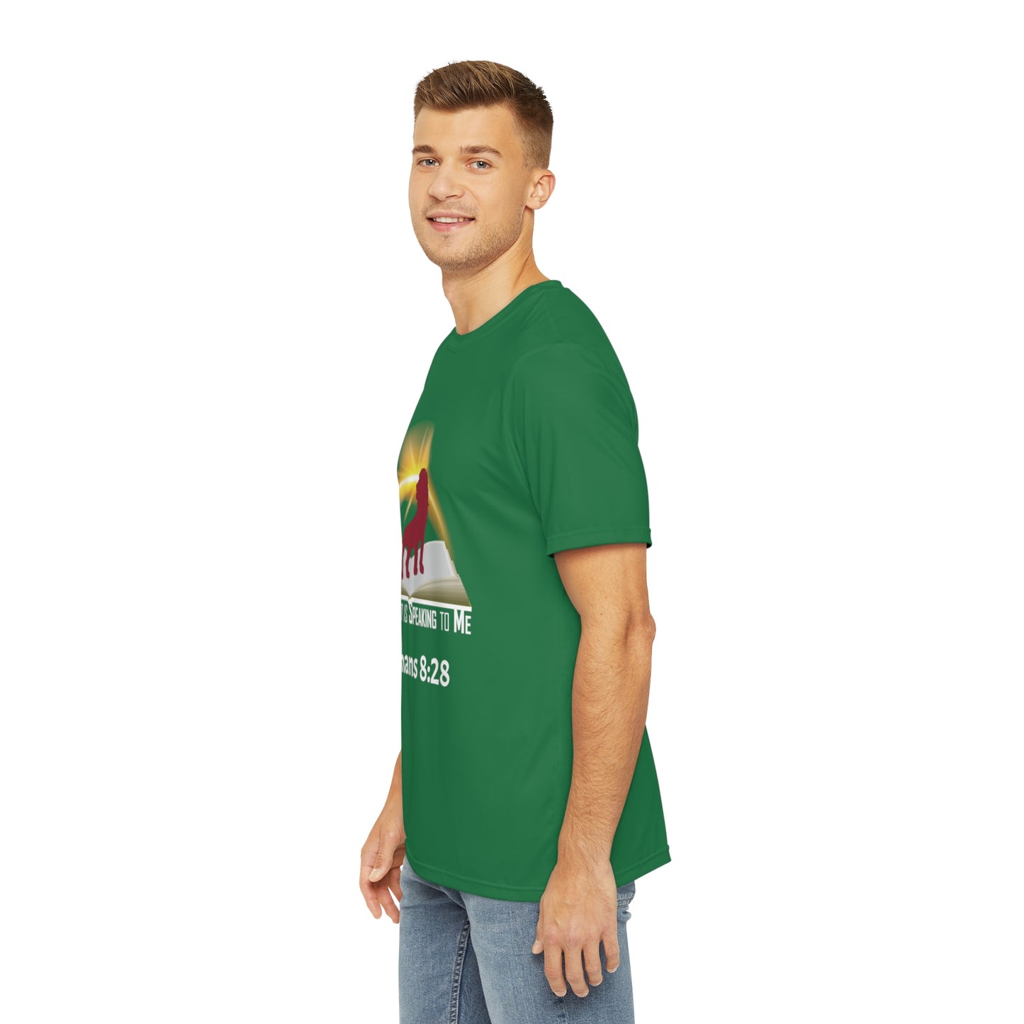 Romans 8:28 - Men's Polyester Tee (AOP)