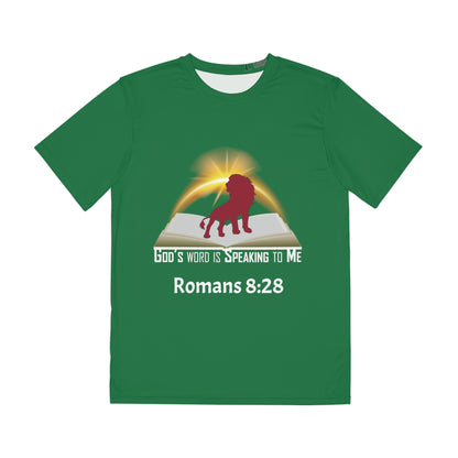 Romans 8:28 - Men's Polyester Tee (AOP)