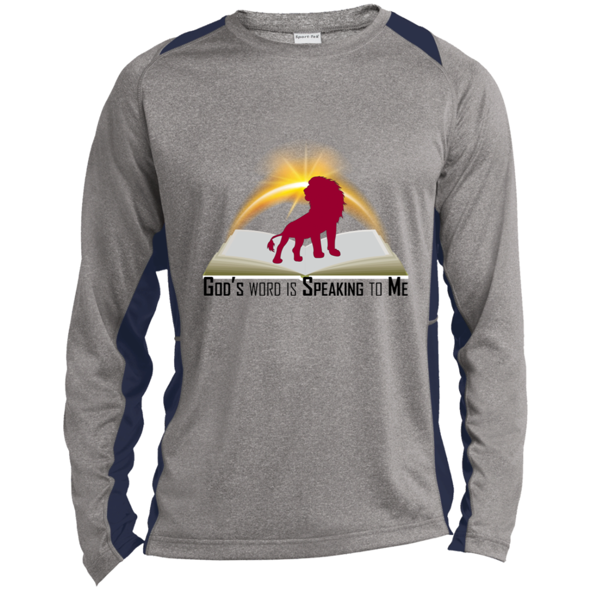 Ephesians 2:10 -  Long Sleeve Heather Colorblock Performance Tee