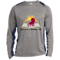 Ephesians 2:10 -  Long Sleeve Heather Colorblock Performance Tee