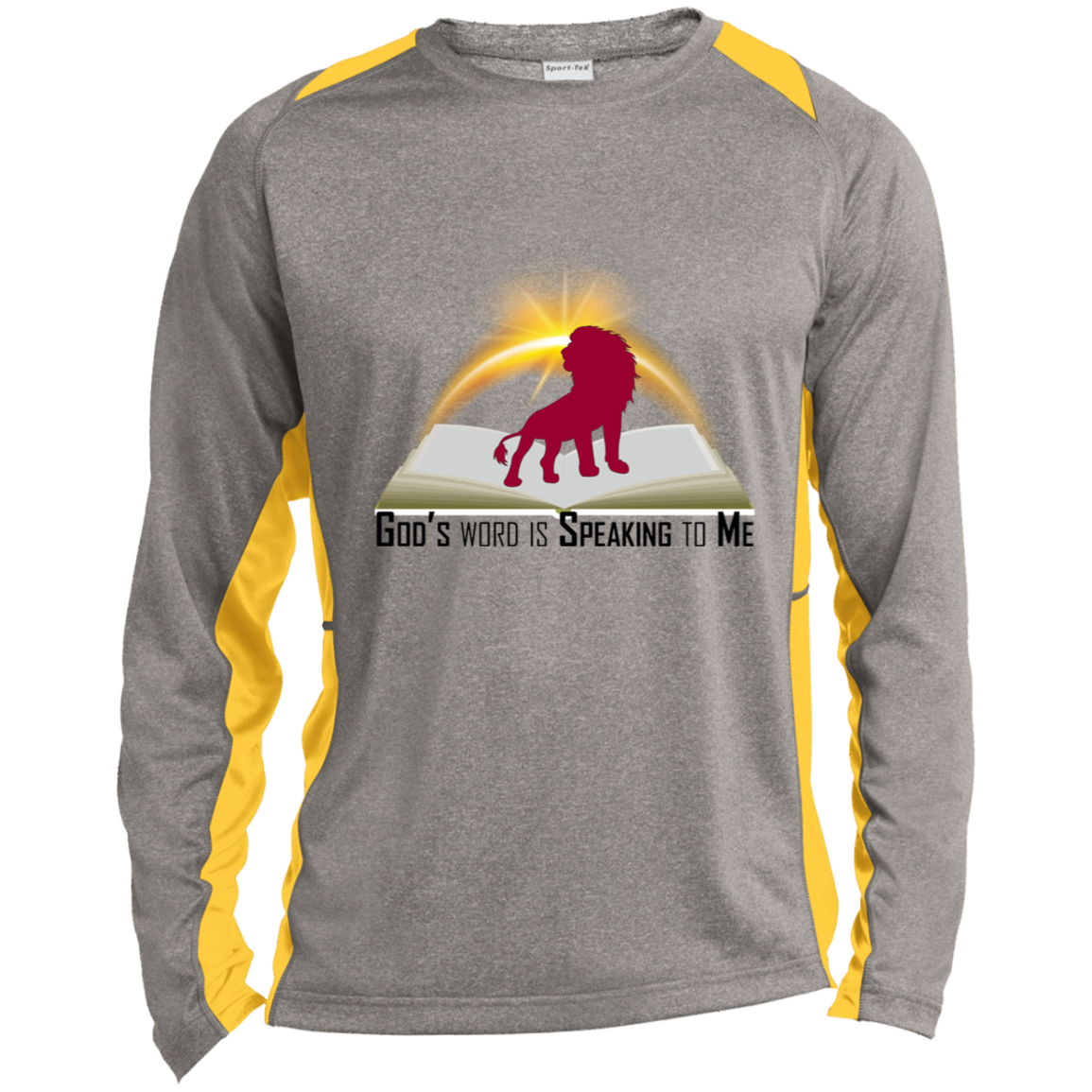 Ephesians 2:10 -  Long Sleeve Heather Colorblock Performance Tee