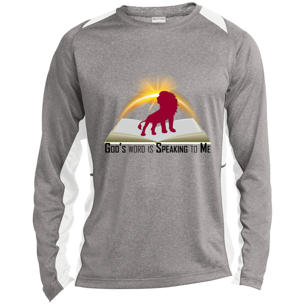 Ephesians 2:10 -  Long Sleeve Heather Colorblock Performance Tee